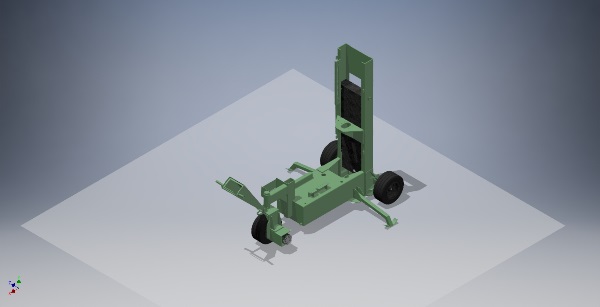 3D drawing of the machine