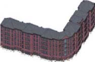 The L shaped residence hall building