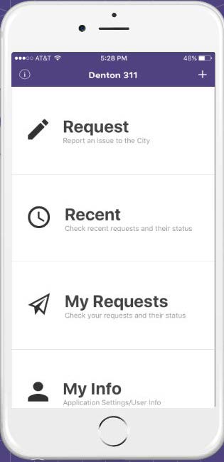 A phone screen shot showing the app interface