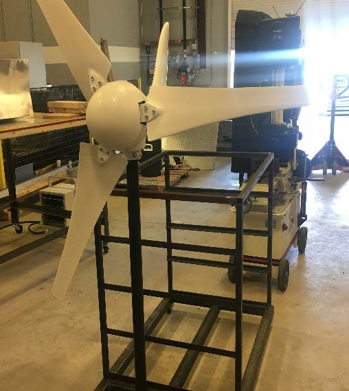 Image of a wind turbine with 3 blades