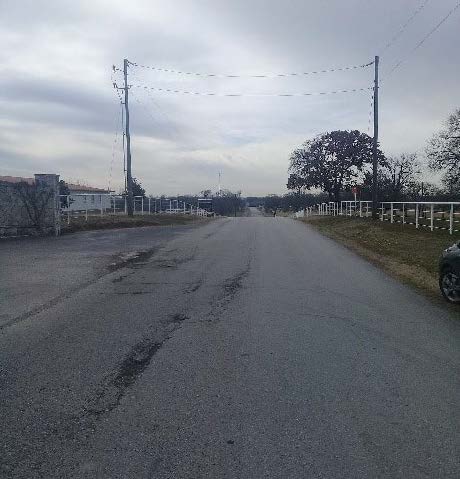 Photo of the road surface