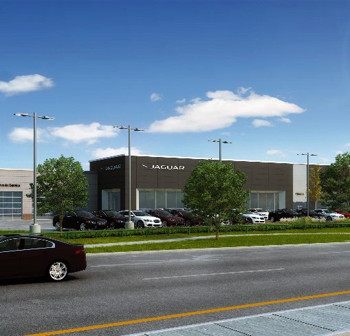 The Jaguar | Landrover building exterior