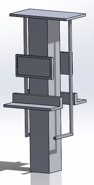 Drawing of the cab air tester