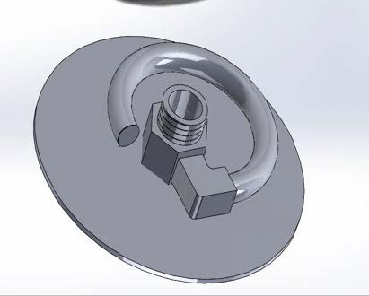 Drawing of the sprinkler head