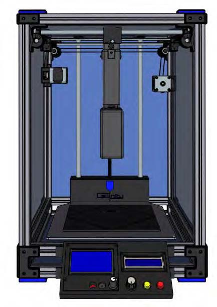 Drawing of the bioprinter