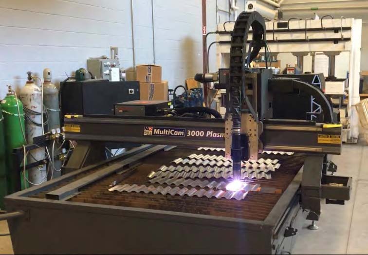 Photo of the CNC Plasma Cutting Machine