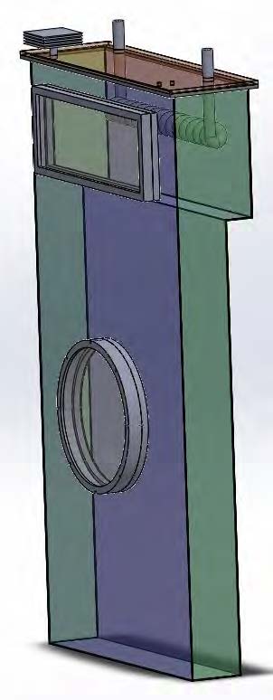 Drawing of the immersion cooling system