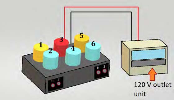 Drawing of the Ag-plating device