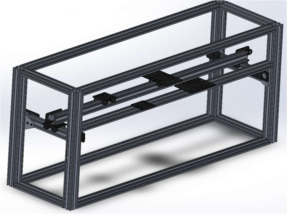 Render of the laser cutter