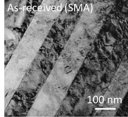 Image showing As-received (SMA) 100nm scale