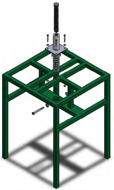 Render of the thread coating device