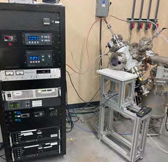 Lab setup for characterizing the thin film