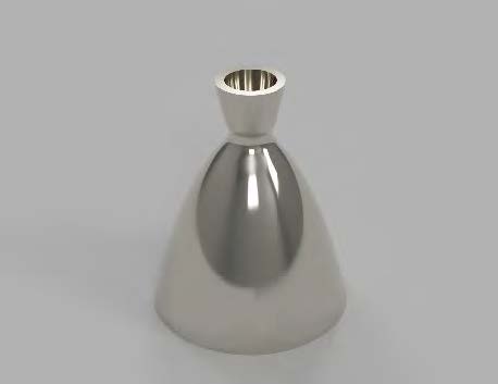 Photo of the Inconel 718 superalloy piece