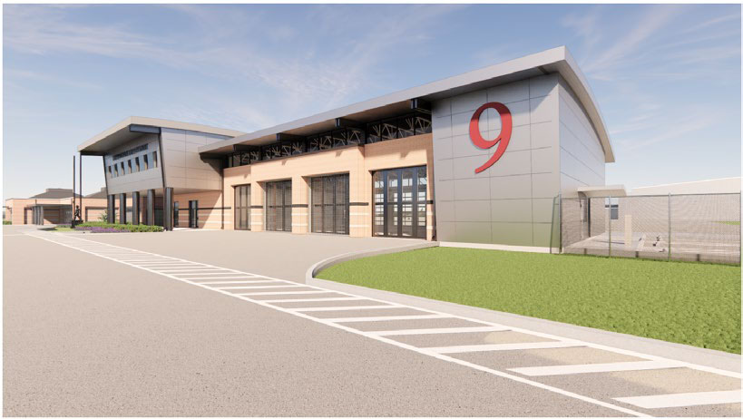 Rendering of the building