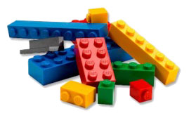 Different types of LEGO pieses