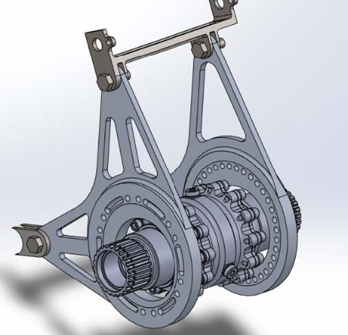 Render of the drivetrain