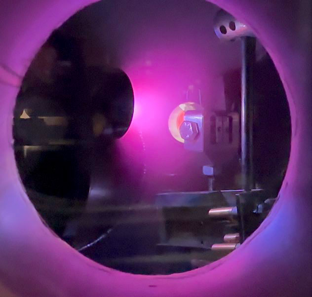 Photo during experiment