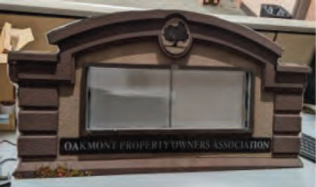 Photo of the outdoor display