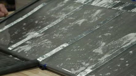 Photo of solar tiles