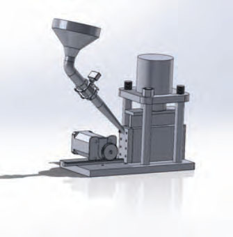 Rendering of the feedstock