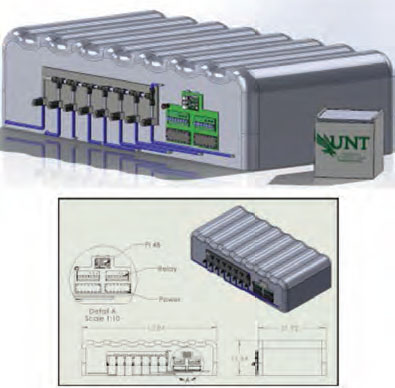 Rendering of the wave operated movement system