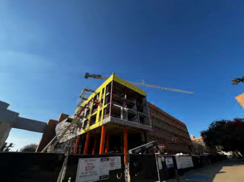 Photo of the building construction site