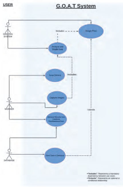 Flow diagram of the GOAT system