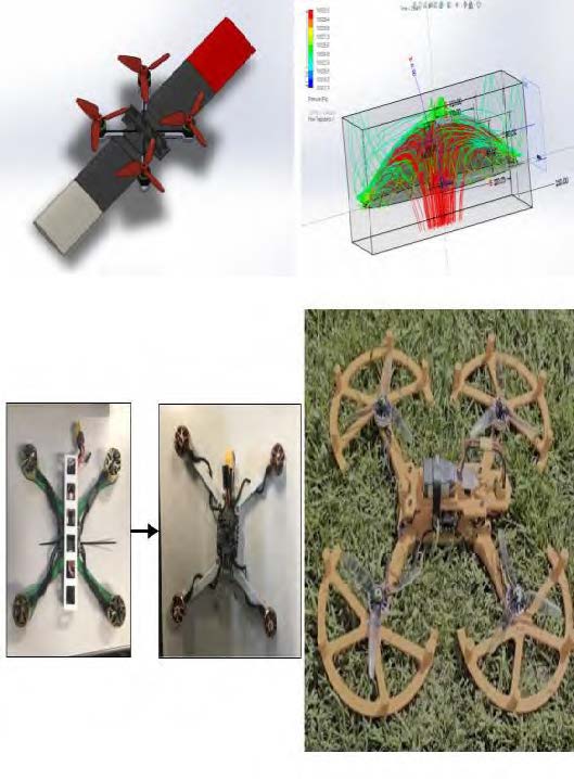 Design drawing and photo of the robocraft parts