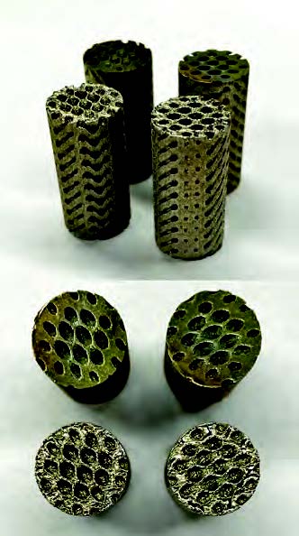 Photo of 4 stainless steel lattices