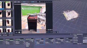 Screenshot of a created 3D visual