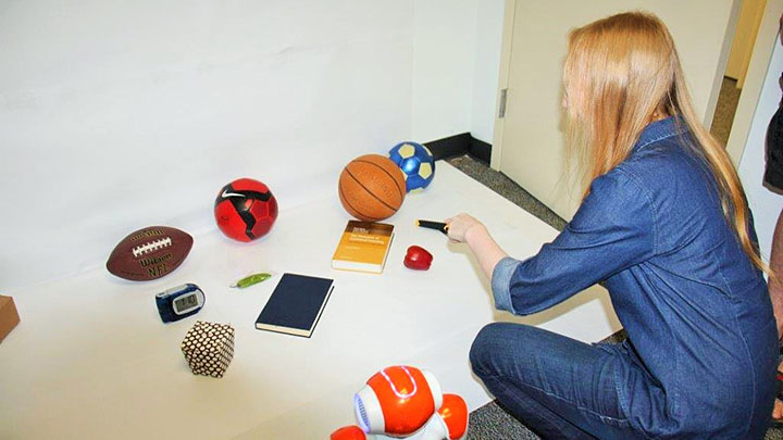 Natalie, Grace and various objects