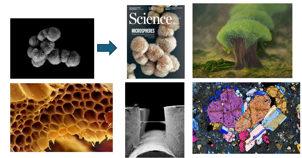 Scientific art examples