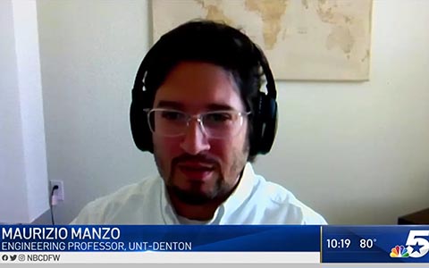 Maurizio Manzo speaks to NBC via zoom