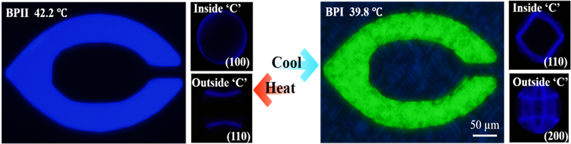 Temperature sensitive soft photonic crystals