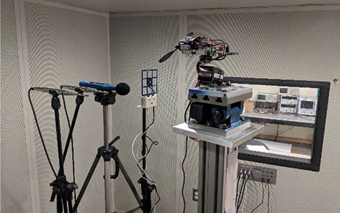 In-chamber testing setup
