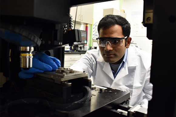 Aditya Ayyagari in Materials Science and Engineering is the lead author on the study
